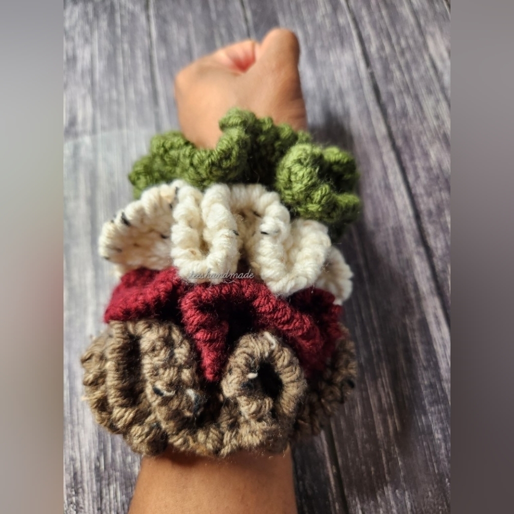Hair Scrunchies Set of 4